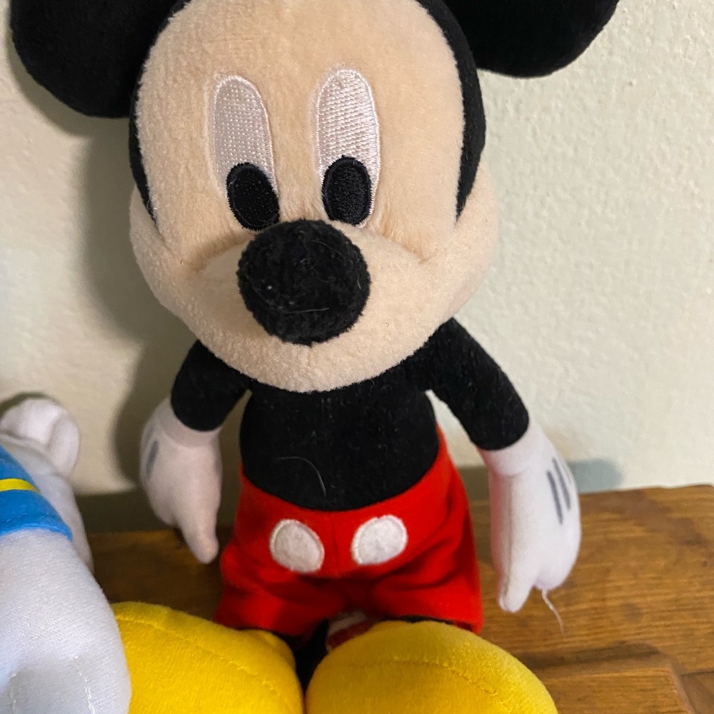 Disney Plush set of 3 Mickey, Minnie, and Donald Duck 11” - Picture 5 of 9